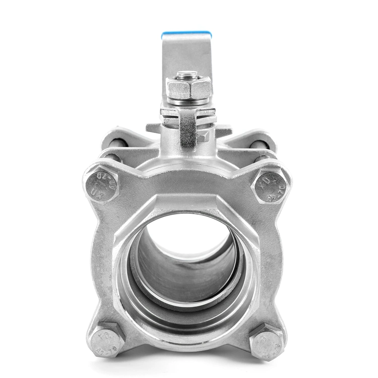 ANSI/ASTM/DIN/JIS Standard China Factory Sanitary 3" Full Port Stainless Steel 316 Butt Welding 3PC Ball Valve