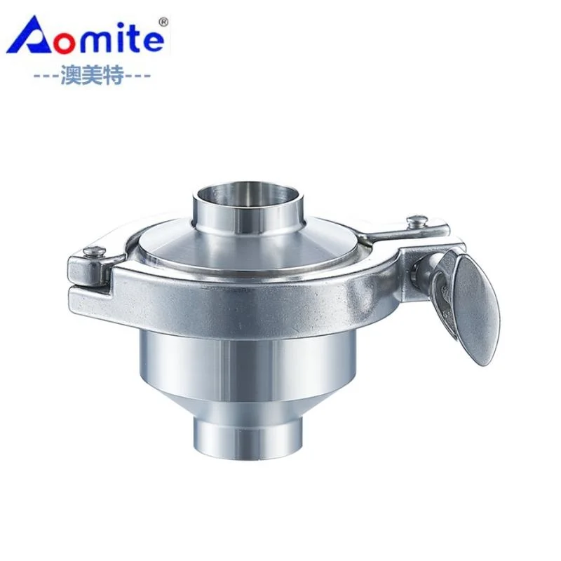 Stainless Steel Sanitary Grade Tc Spring Check Valve One Way Check Valve CF 8m Silent 3/4" Check Valve