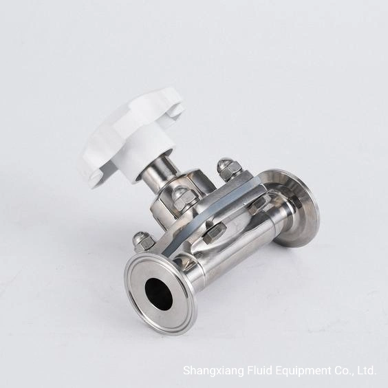 New Listing Sanitary Strainless Steel Clamp Ordinary Manual Diaphragm Valve